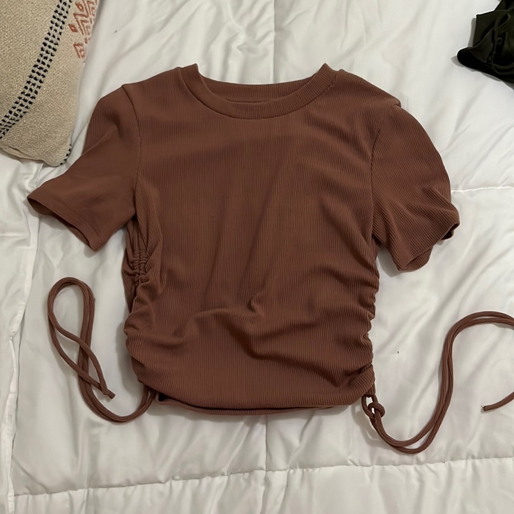 Dark Mauve Crop top